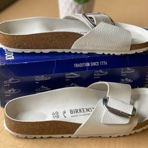 White - Birkenstock Madrid Sandle